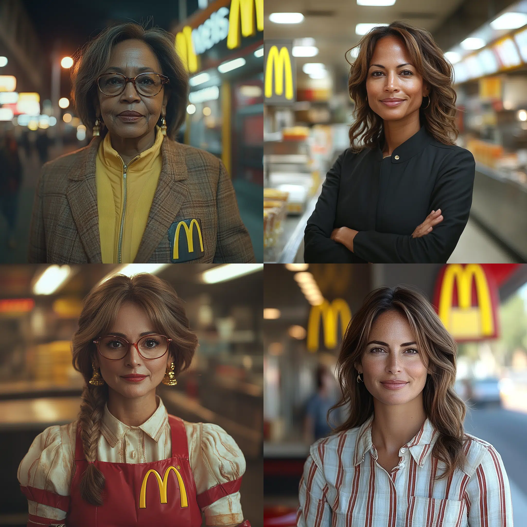 did kamala work at mcdonalds