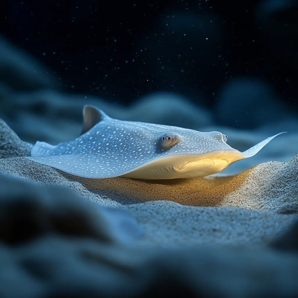 pregnant stingray shark